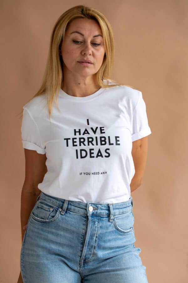 terrible ideas valge särk