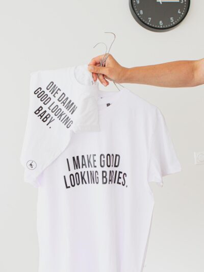 I make good looking babies matching t-särgid