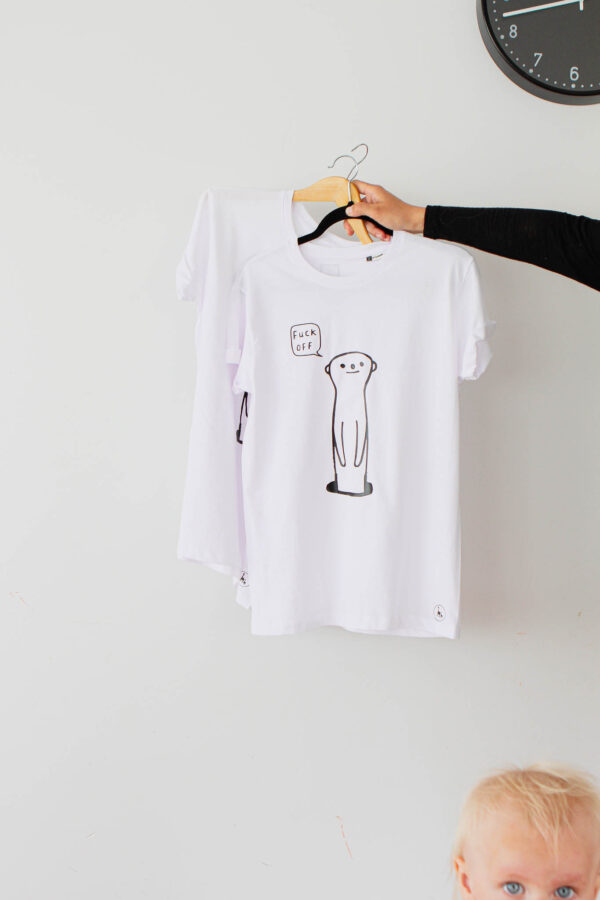 sarcastic t-shirt with meerkat made of organic cotton - Image 2