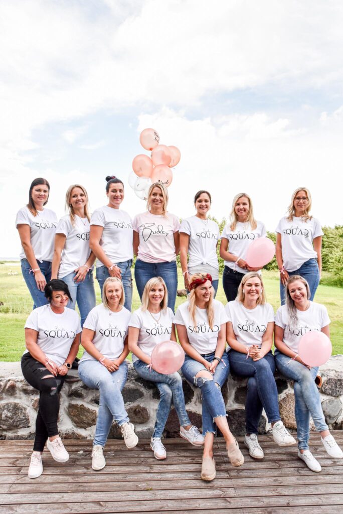 kingiideed 4 Bride ja team Bride t-särgid tüdrukuteõhtuks