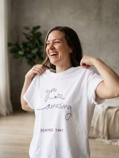 You are amazing T-särk Black Giraffe