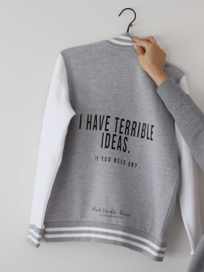 i have terrible ideas, hall bomber jakk