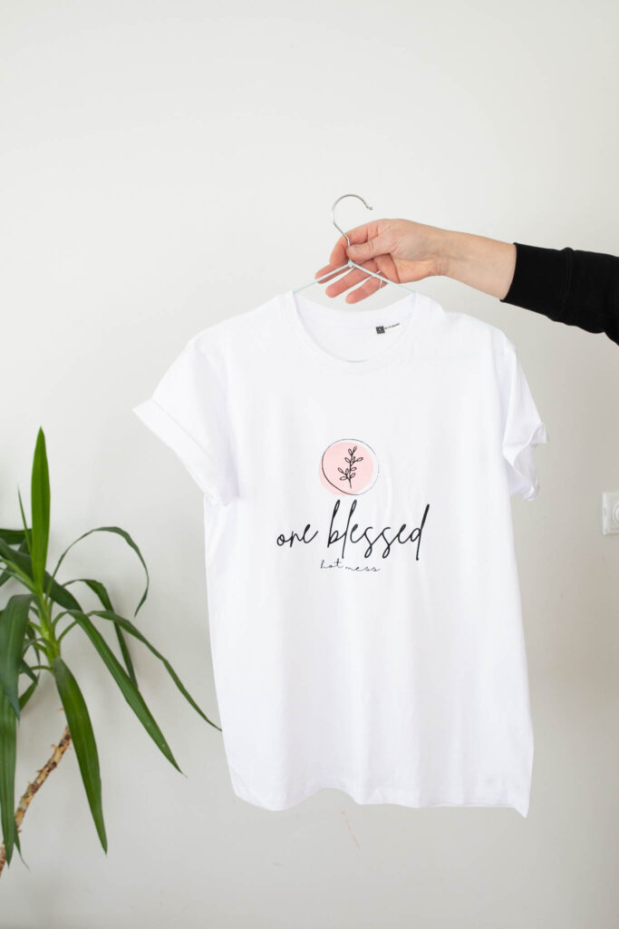 T-SHIRT BLESSED Nude