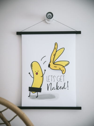 Let's get naked poster