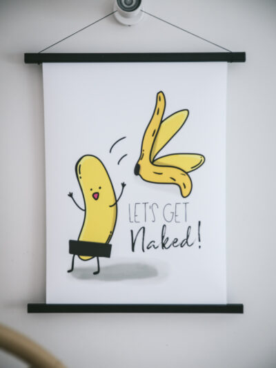 Let's get naked poster