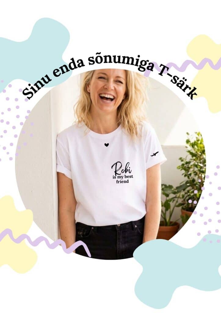 sinu sõnumiga tsärk plakat