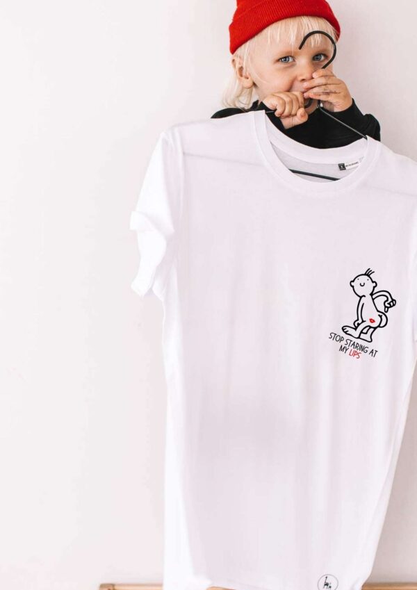 Stop staring at my lips t-shirt - Image 2