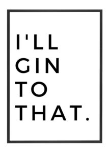 Kokteilisegu silt gin