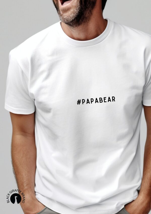 Father’s Day Gift Idea – #Papabear T-shirt - Image 2