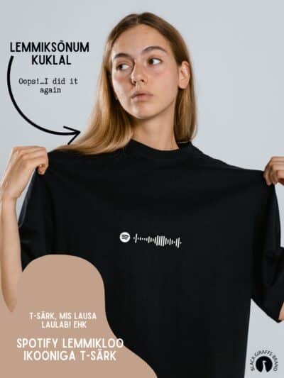 Spotify lemmikloo ikooniga T-särk