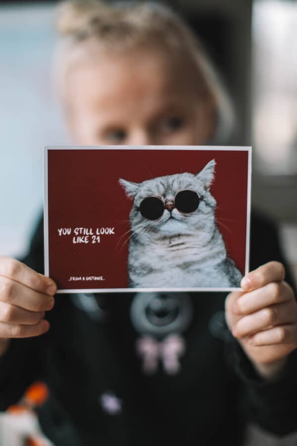 Postkaart "Look like 21"