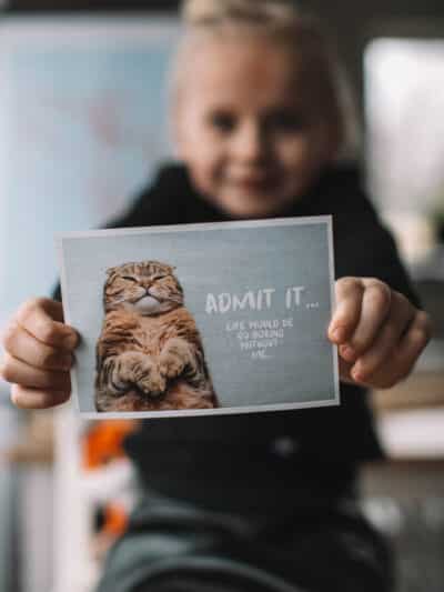 Postkaart "Admit it..."