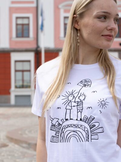 Tetiana joonistusega T-särk