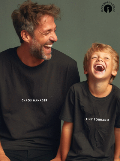 Chaos Manager & Tiny Tornado – isa ja lapse T-särgid