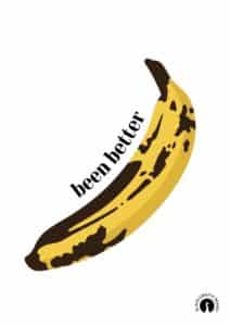 naljakas T-särk kingituseks been better banaan