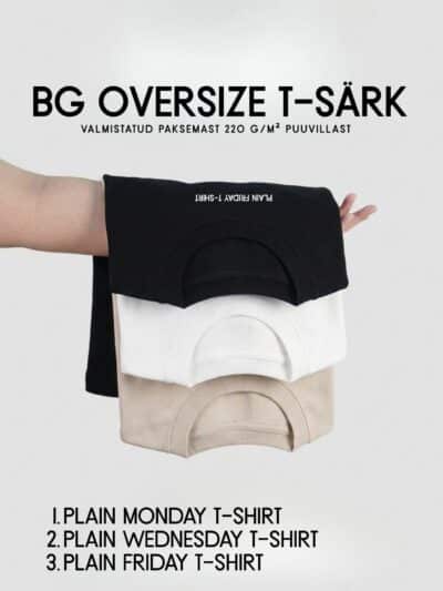 oversize T-särkide komplekt