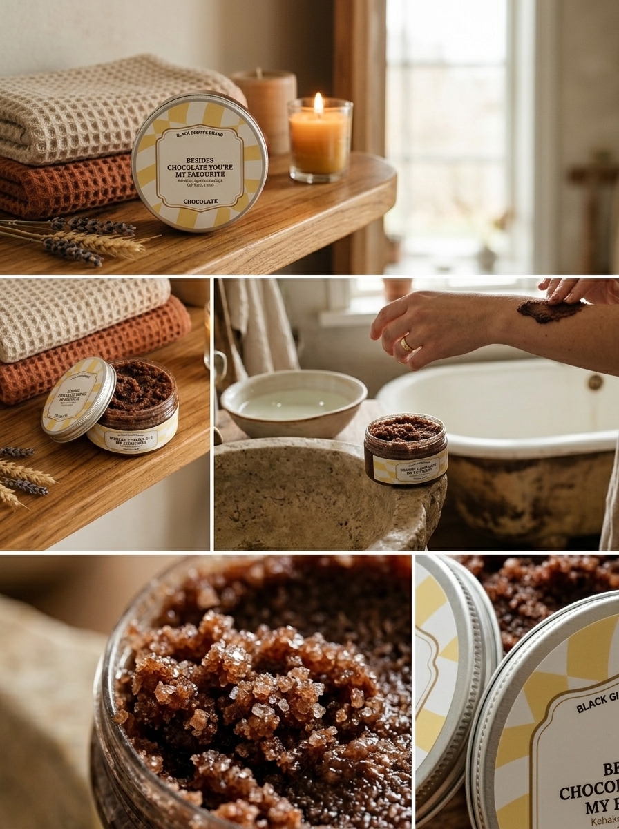 Mother’s Day gift – chocolate body care gift set 2 Mother’s Day gift – chocolate body care gift set - Image 2