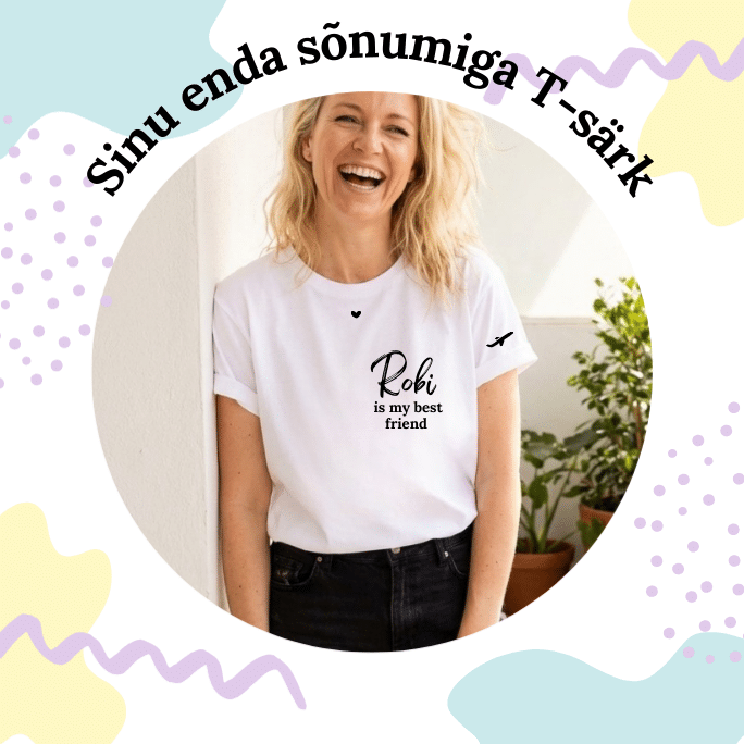 sinu sõnumiga T-särk reklaam