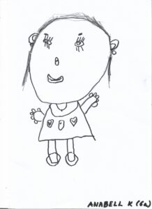 Anabell Karussaar, 6aastane