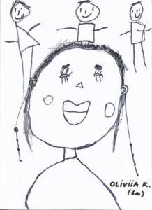 Oliviia Korchevna, 6aastane